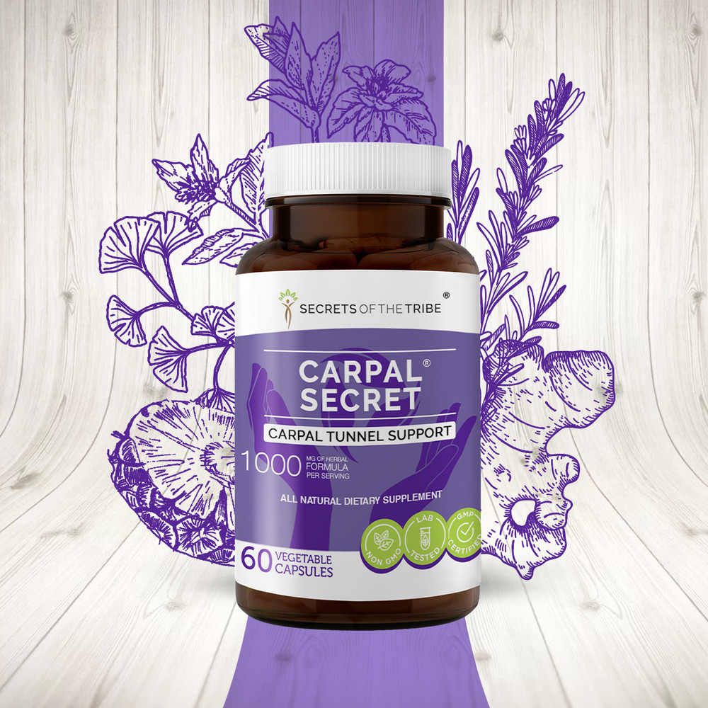 Secrets Of The Tribe Carpal Secret Capsules, 500 mg