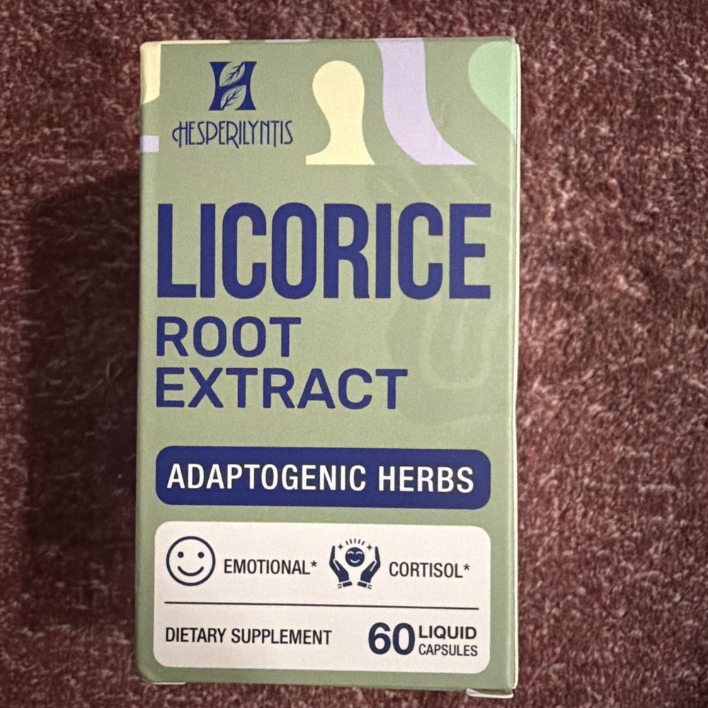 DGL Licorice Root Extract | Deglycyrrhizinated 60 Count (Pack of 1) New Sealed.