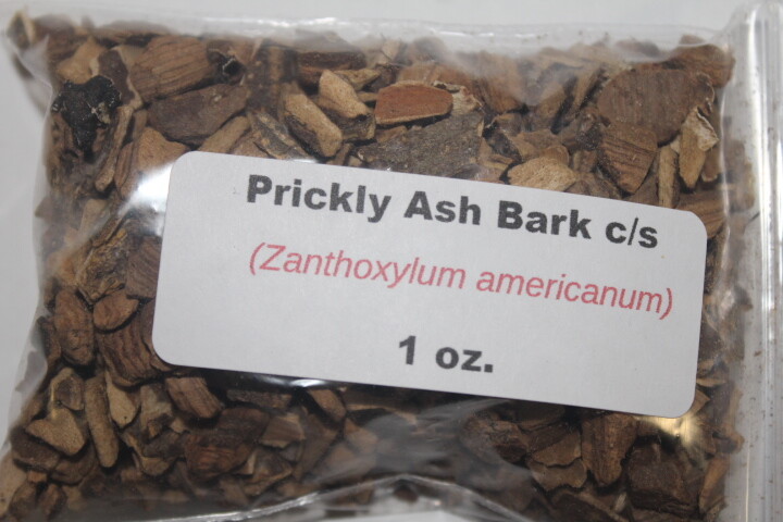 1 oz. Prickly Ash Bark c/s (Zanthoxylum americanum)