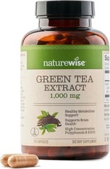 NatureWise Green Tea Extract Capsules 1000 mg – 50% 120 Count (Pack of 1)