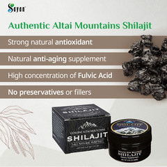 Pure Shilajit Resin 3.5oz/100g, 660 Servings – Potent Organic Fulvic Acid