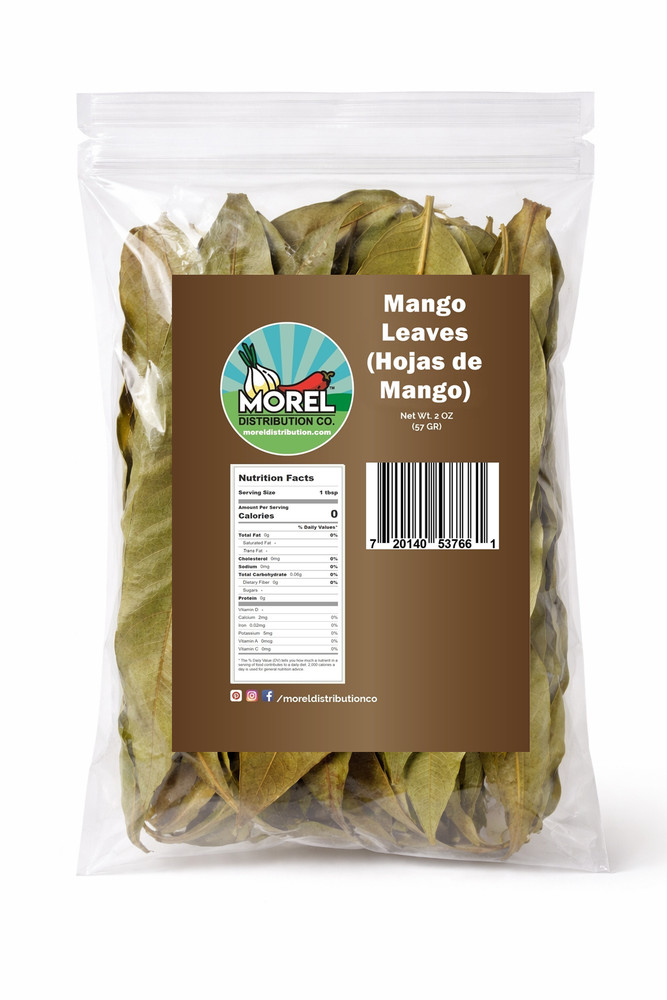 Natural Whole Dried Mango Leaves, Mango Loose Leaf, (Hojas de Mango): 2 oz-4 oz