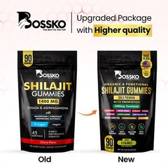 HIMALAYAN SHILAJIT Gummies Organic for Men Women 90ct BOSSKO THE WAY TO THE TOP