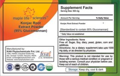 Konjac Root Extract 95% Glucomannan Powder Pure & High Quality