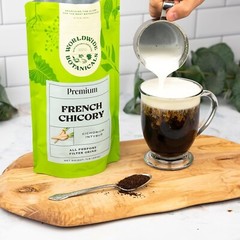 100% Roasted Chicory Root, Prebiotic & Gluten-Free – Brew Like Coffee, Pack of 2