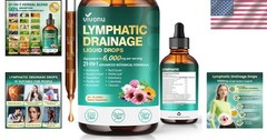 Organic Lymphatic Drainage Drops, Lymphatic Drainage Supplement for Healthy L…