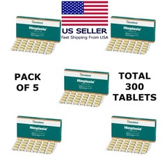 Himplasia Himalaya 60 Tablets (2N X 30’s) USA Seller Free Shipping (PACK OF 5)