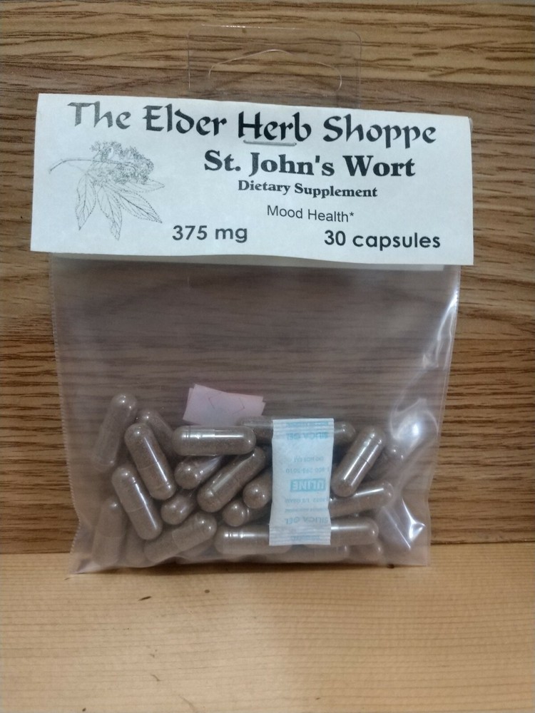 The Elder Herb Shoppe St. John’s Wort – 375mg capsules – 30 count