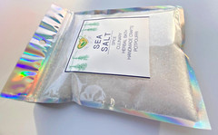 Sea Salt Pure Clear Granular Crystals Natural Mineral Kosher 1/2 Half Pound Bag
