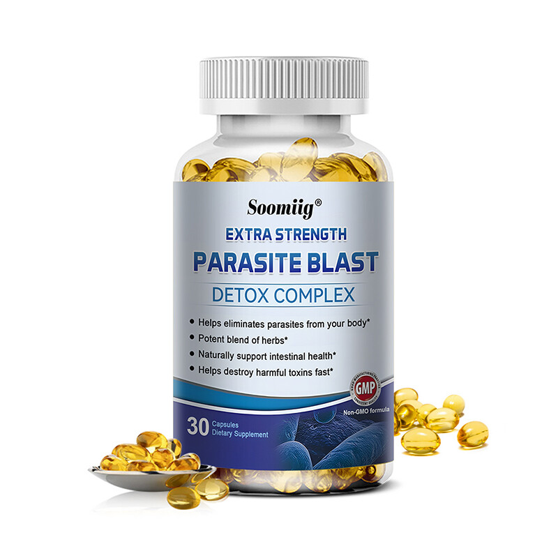 Parasite Blast Detox Complex Capsules – Supports Full Body Cleanse & Detox