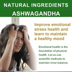 Ashwagandha KSM-66 5500 mg Improve Energy Stress Sleep Support Capsules 120