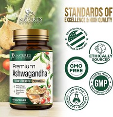 Ashwagandha Supplements – 2100mg Capsule for 60 Count (Pack of 1)