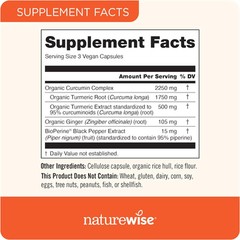 NatureWise Curcumin Turmeric 2250mg – 95% Curcuminoids 180 Count (Pack of 1)