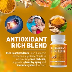 TURMERIC 95% CURCUMIN 10,000mg EXTRACT TUMERIC BLACK PEPPER ANTIOXIDANT BEST