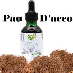Pau D’arco Tincture Liquid Herbal Drops Plant-Base Immune Detox 2 OZ BOTTLE