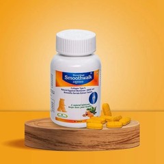 Smoothwalk Joint Support Collagen, Boswellia, Curcumin, 90 Tablets f748