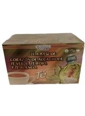 1 BOX TE DE ALCACHOFA + GREEN TEA LOSE WEIGHT, UNISEX GN+VIDA , ORIGINAL.