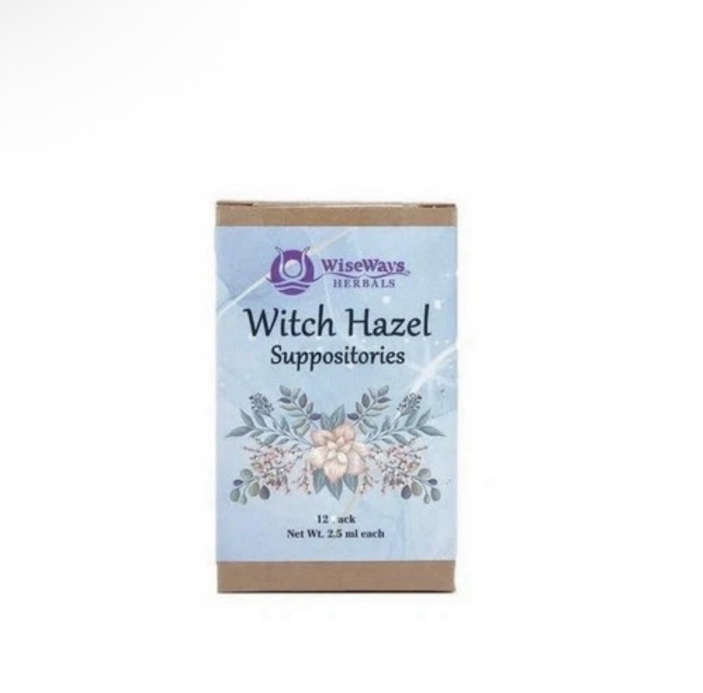 Witch Hazel Suppositories 12 Count Exp. 01/2026