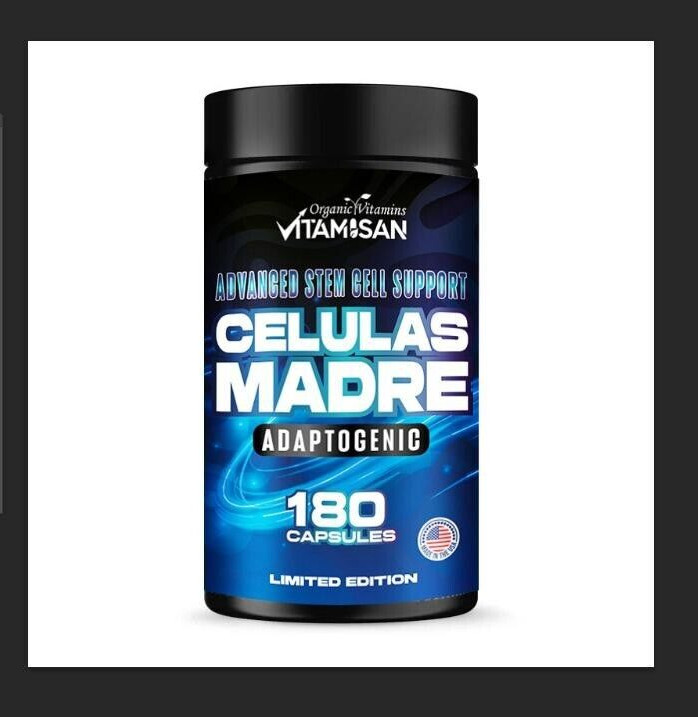 NEW STEM CELL ENHANCER CELULAS MADRES Adaptogenic plus 180 caps
