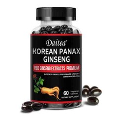 Korean Red Ginseng Root Capsules Improve Endurance And Sexual Performance 30-120