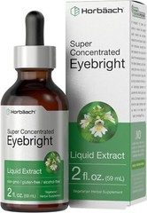 Eyebright Herb Liquid Extract | 2 fl oz | Alcohol Free | by Horbaach