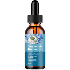 Blue Vervain Herbal Extract Tincture – Liquid Supplement for Mood & Immune Suppo