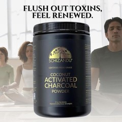 Organic Activated Charcoal Powder – Natural Vegan, GMO-Free, 25 oz Large Bottle