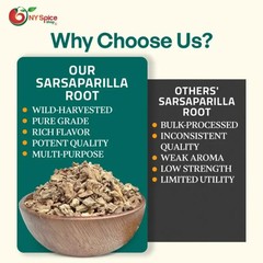 Sarsaparilla Root (Indian) – Cut & Sifted ~ Smilax Medica ~ Premium FREE SHIP