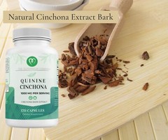 Quinine Cinchona Bark Extract Herbal Supplement for Boosting Immune System, Leg
