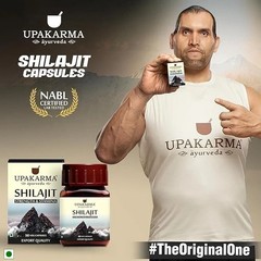 UPAKARMA Shilajit | Pure Extract Based (300 mg) Natural Strength & Stamina Boost