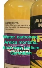 ARNICA MONTANA GEL 8 Oz support RELIEF BRUISES MUSCLE ACHES CREAM FREE PT
