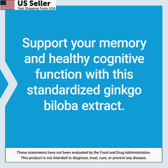 Life Extension Ginkgo Biloba 365 Count (Pack of 1), Light Brown to
