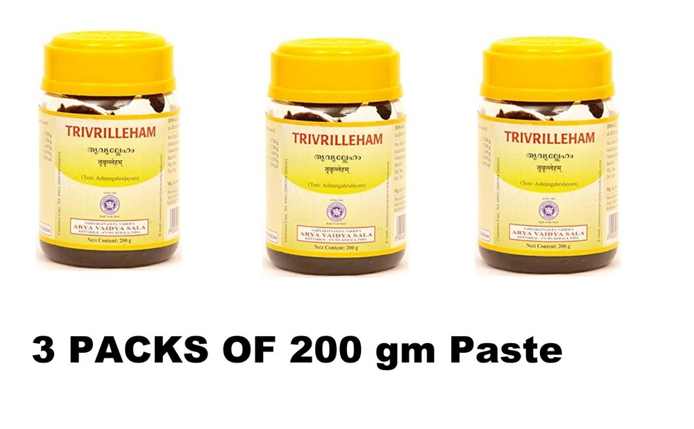 PACK OF 3 Kottakkal Ayurveda Trivrilleham 200 gm Paste FAST DISPATCH