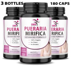PURE PUERARIA MIRIFICA Natural Breast Growth Female Herbal Butt Firmin 180 Caps