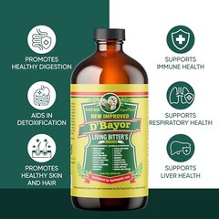 D’Bayor Living Bitters-Natural Remedy with Powerful Roots &Herbs-Detox Digestive