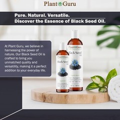 Black Cumin Seed Oil Cold Pressed 100% Pure Virgin Nigella Sativa Bulk