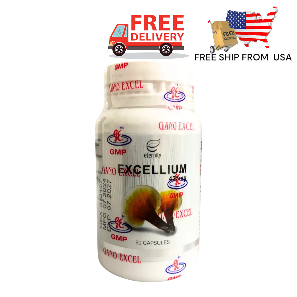 Gano Excel Excellium 90 Capsules Expired 2027 FREE SHIPPING FROM USA