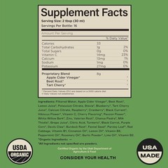 Organic Liquid Joint Supplement w/ Glucosamine Chondroitin Uric Acid Cleanse