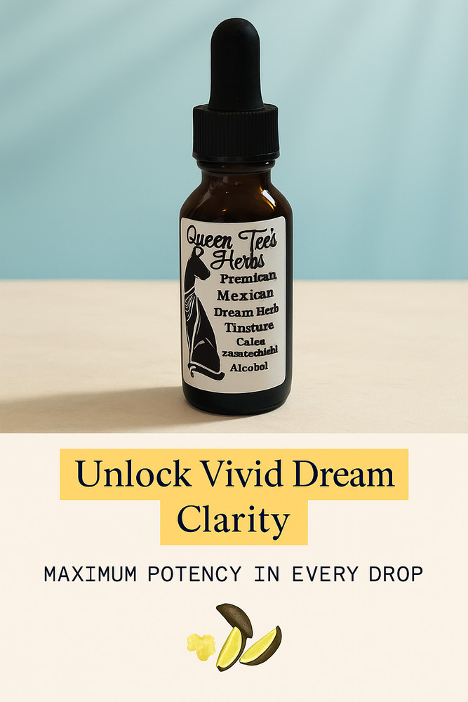 Queen Tee’s Premium Mexican Dream Herb Tincture (Calea Zacatechichi)-15ml