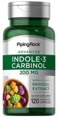 Indole 3 Carbinol | 200mg | 120 Capsules | with Resveratrol | by Piping Rock