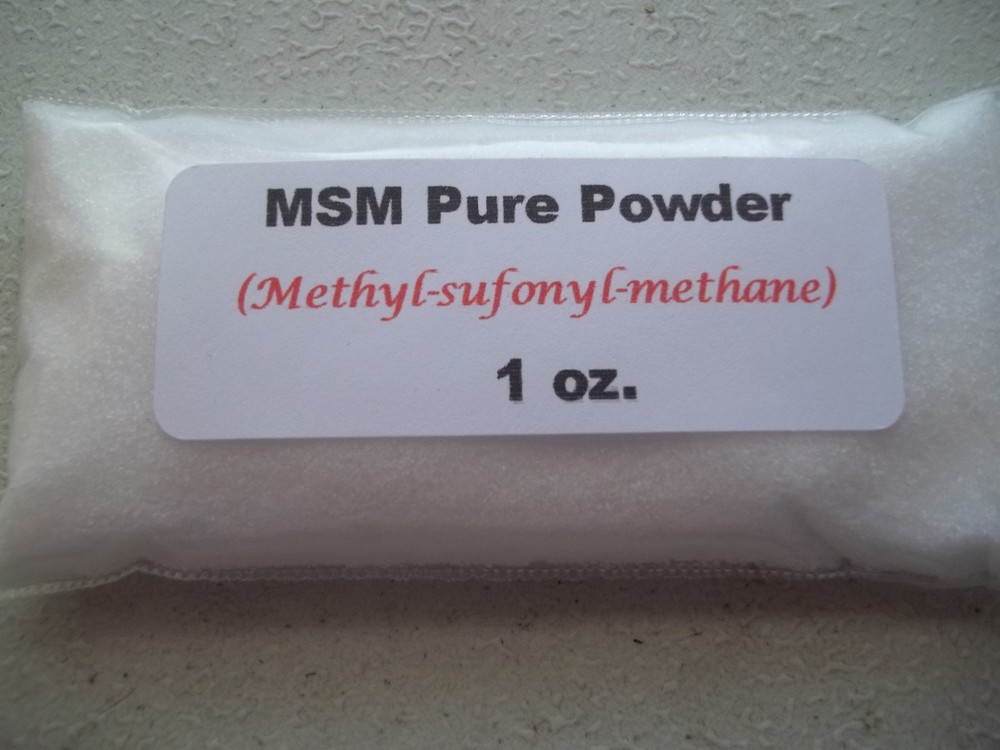 1 oz. (28 grams) MSM Powder (Methyl-sufonyl-methae)