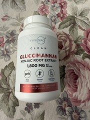 Type Zero Clean Glucomannan Konjac Root Extract (90 Capsules, 30 Servings)