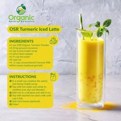 Polvo Orgánico de Cúrcuma – Curcuma Organica en Polvo Turmeric Powder 8 Oz NEW