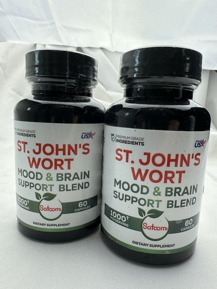 Exp 12/26 BEST GOOD MOOD ST. JOHN’S WORT EXTRACT Pure Ingredients 2 Bott 60 Each