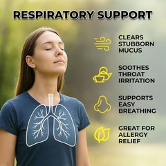Mullein Drops for Lungs – USDA Organic Mullein Leaf Extract for Lungs & Bronchia