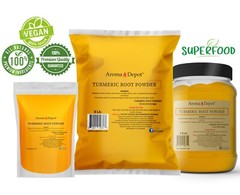 Turmeric Root Powder Pure Curcuma longa Spice Cúrcuma Natural Yellow Turmeric