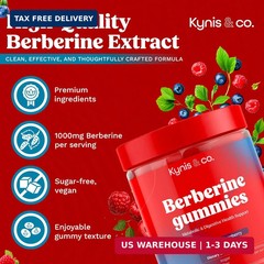 Berberine Gummies 60ct with Ceylon Cinnamon & Cider Vinegar – Supports