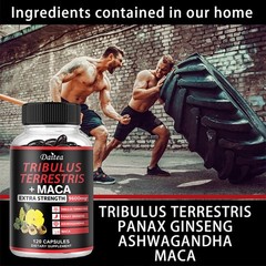 Muscle Gain Capsules Increased Strength Support Overall Health 120 Pills