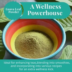 Dried Guava Leaves, Hojas de Guayaba, Psidium Guajava, Guava Leaf Tea, 2.6oz