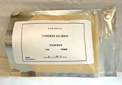 Tongkat Root Powder Organic Raw ~ Fresh Ground from Root